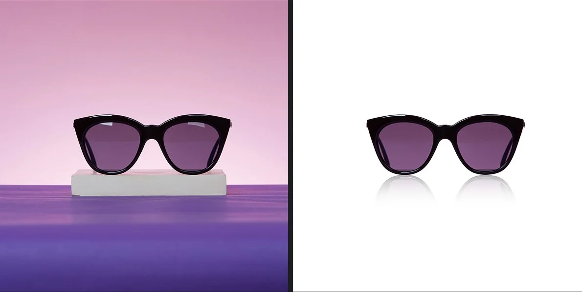 Selective drop shadow layers