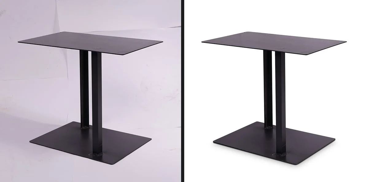 drop shadow before and after sample